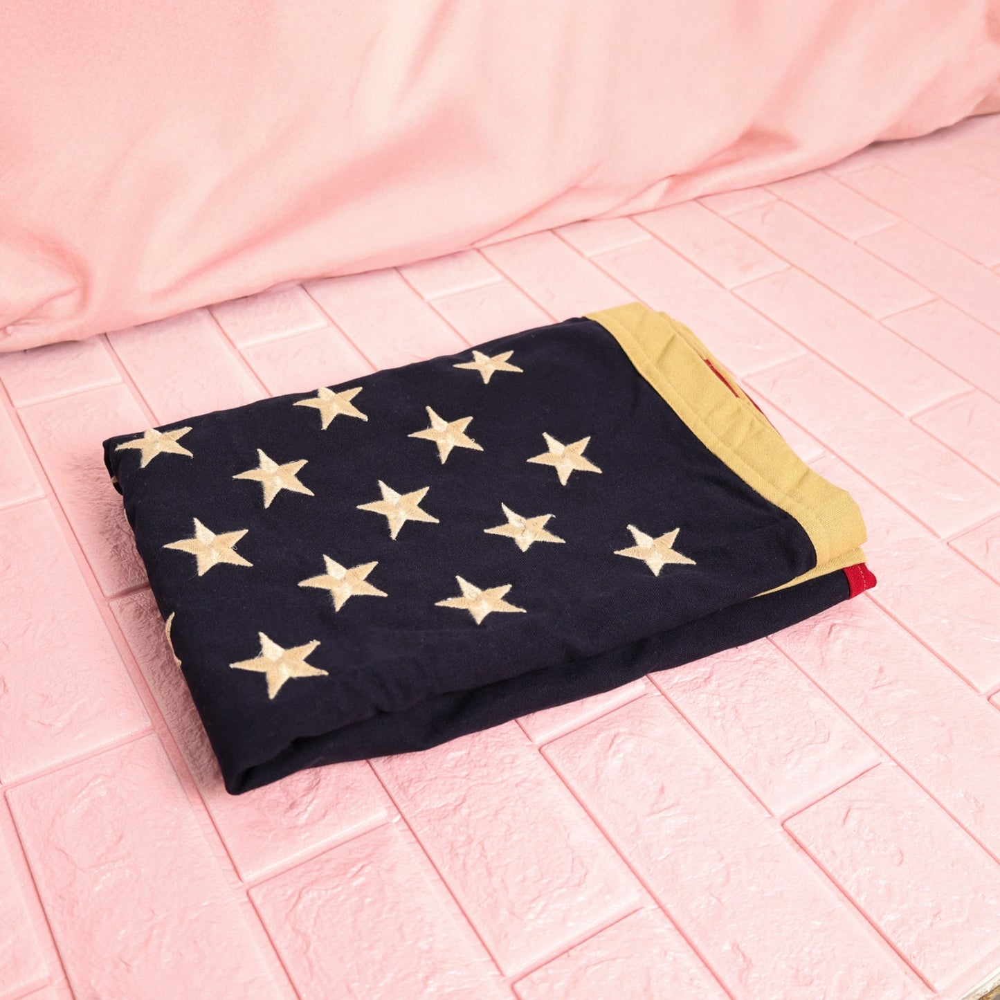 Farmhouse vintage wash American flag