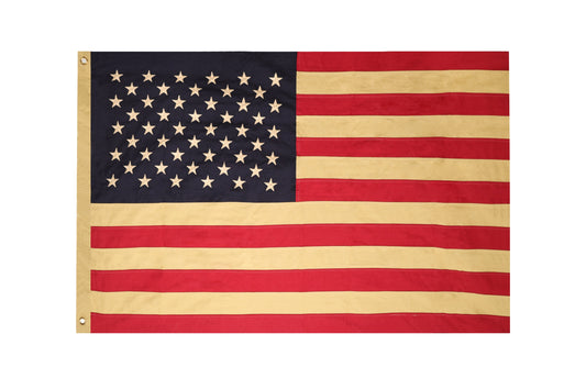 Farmhouse vintage wash American flag